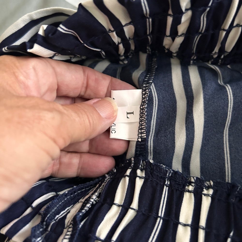 Striped High Waist Women's Shorts